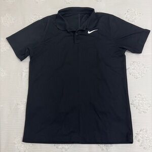 Nike Dri-Fit Men's Black Polo Shirt
